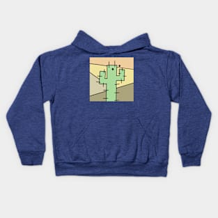 Abstract Cactus Kids Hoodie